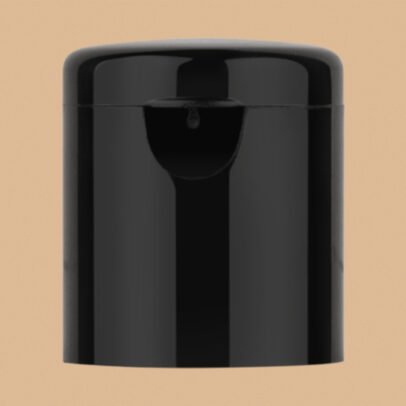 BLACK LONG FLIPTOP CAP