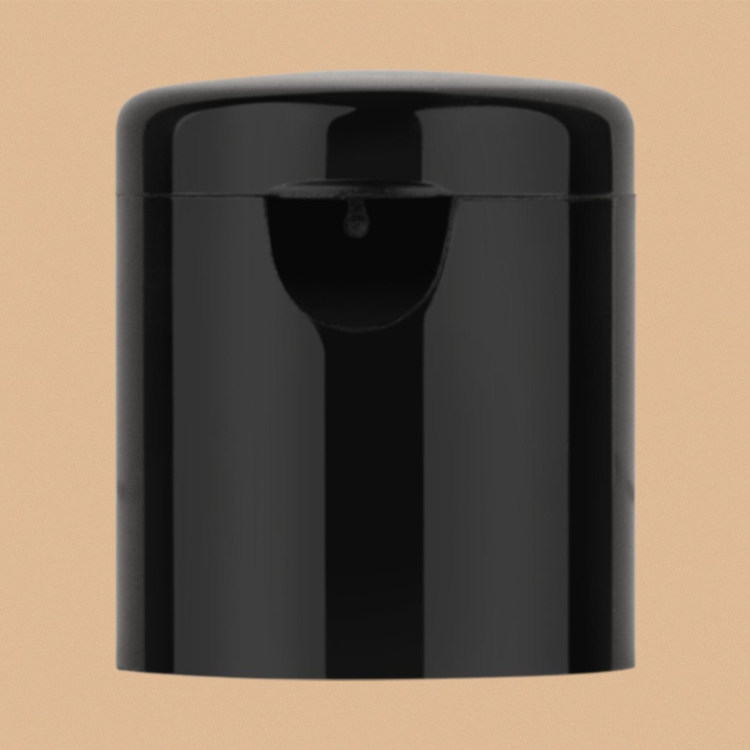 BLACK LONG FLIPTOP CAP