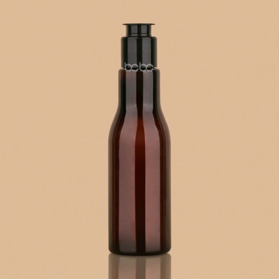 100ML stepup 19 nk _amber with black wk cap_